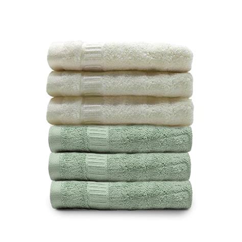 Mush 600 GSM Hand Towel Set of 6 | 100% Bamboo |Ultra Soft, Absorbent ...