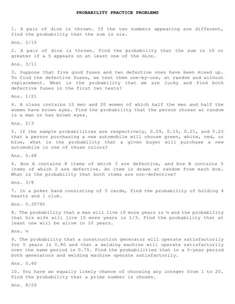 Image result for Basic Probability Questions