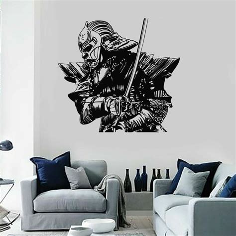Buy GADGETS WRAP Vinyl Japanese Style Ronin Samurai Wall Stickers Vinyl ...
