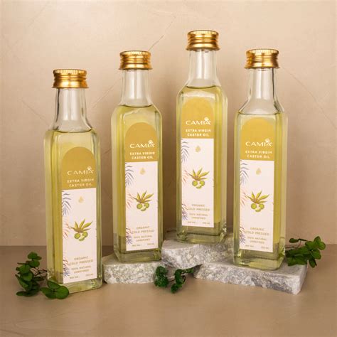 Cold Pressed Castor Oil Extra Virgin 250ML - Pack of 4 – CAMIA