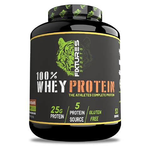 Fixture Sports Whey Protein Powder with Kulfi, Vanilla, and Chocolate ...