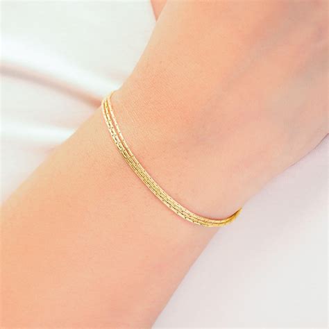 Chic 925 Sterling Silver Gold Plated Bracelet – Zavya