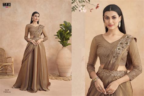 Sup-7304-A Tfh Sarees – Heriska