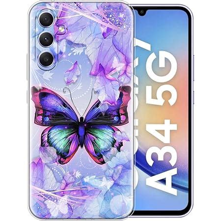 Fashionury Printed Back Cover Case Compatible for Samsung Galaxy A34 5G ...