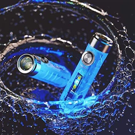 RovyVon Aurora A7 G4 Keychain Flashlight, USB C Rechargeable Max 650 ...
