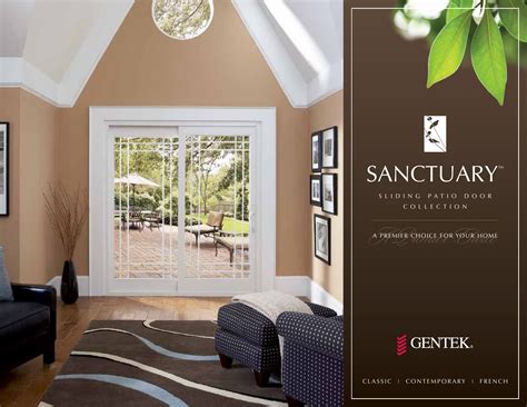 Gentek Building Products, Inc., Catalogs, Sanctuary Patio Door ...