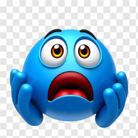 Blue Cartoon Emoji PNG, Vector, PSD, and Clipart With Transparent ...