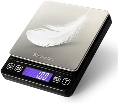 KitchenTour Digital Kitchen Scale - 500g/0.01g High Accuracy Precision ...
