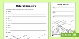 All About Natural and Human Disasters PowerPoint - Twinkl