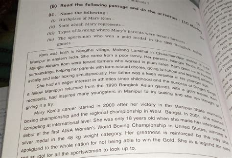 read the paragraph and ans the following - Brainly.in