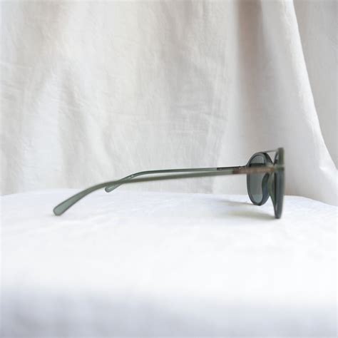 ARMANI "Khaki Grey" Tear Drop Sunglasses -Dead Stock!- | CARBOOTS