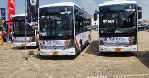 Bawumia introduces affordable electric buses.