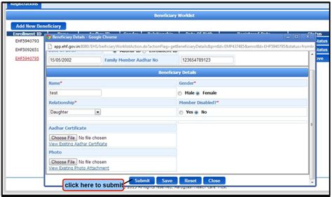 AP/TS Health Cards EHS - How to Add/Remove/Edit Benificiary details ...