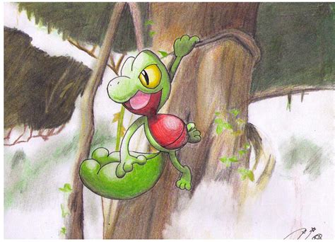 Image result for Treecko Drawing