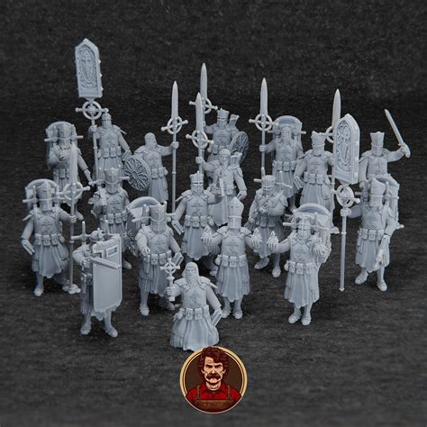 STL file Principality of New Antioch - Trench Cleric Set (18 Poses ...