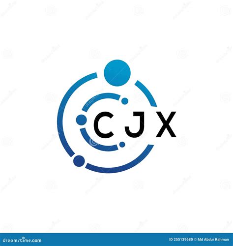CJX Letter Logo Design on White Background. CJX Creative Initials ...