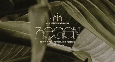 Regen | Aesthetics and Wellness Brand Identity :: Behance
