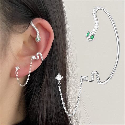 Snake Ear Cuff Earringssnake Wrap Earringssnake Climber - Etsy in 2025 ...