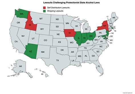 A Review of 11 Lawsuits Challenging Discriminatory State Alcohol laws