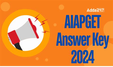 AIAPGET Answer Key 2024 Out, Download Response Sheet PDF