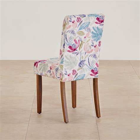 Buy Nirvana Indus Set of 2 Velvet Dining Chairs - White and Brown from ...