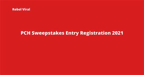 Image result for PCH Sweepstakes Entry Code