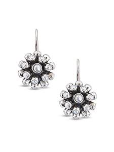Ahilya Jewels 92.5 Sterling Silver Mother of Pearl Profusion Dangler ...
