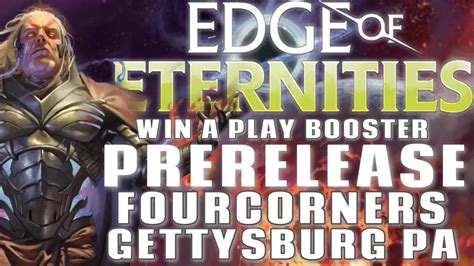MTG WIN A PLAY BOOSTER EDGE OF ETERNITIES PRERELEASE SATURDAY AT 3PM ...