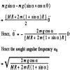 A cylindrical pulley of mass m and radius r is connected to another ...