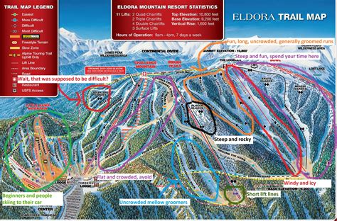 Honest Eldora Trail Map : r/skiing