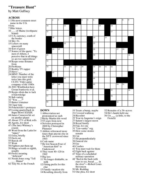 best free crossword puzzles