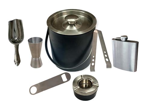 Buy Proniks Stainless Steel Insulated Ice Bucket with Opener and Ice ...