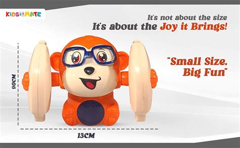 Buy Kidsmate Dancing Monkey Toy for Kids | Tumbling, Rolling & Spinning ...