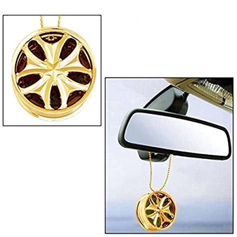 Riderscart Alloy Wheel Car Hanging Air Freshener Gel Perfume for Maruti ...