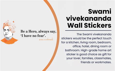 Masstone Swami Vivekananda Quotes Wall Stickers | Motivational Stickers ...