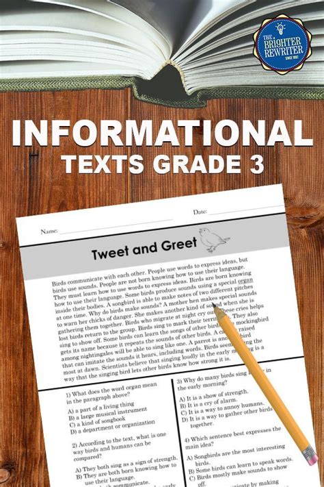 Reading Informational Text Worksheets 3rd Grade 的图像结果