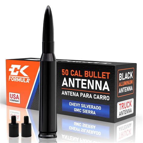 Black Short Antenna for Truck, Chevy Silverado GMC Sierra (Year 1999-2025), Chevy Silverado 1500 ...