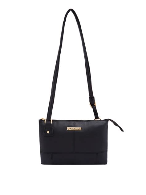 Buy Caprese Blake Large Black Sling Bag @ Rs.1349 | Caprese Bags