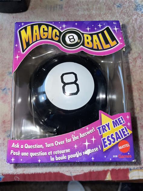 Magic 8 Ball Toy Vintage Game Fortune Teller Kids Lucky Answers Mattel ...