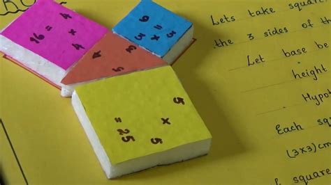 Image result for Maths Pythagoras Theorem Project