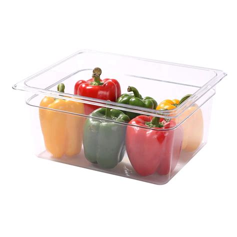 Buy Restaurantware"Met Lux Rectangle Clear Plastic 1/2 Size Cold Food ...