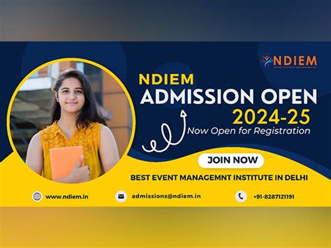 Admissions Open for 2024-25 at NDIEM: Best Event Management institute ...