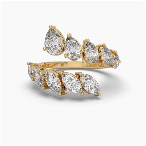 Buy Open Curve Lab Grown Diamond Ring at Ivana Jewels