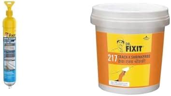 Dr. Fixit Kwik N Ezee Wall Gap & Crack Filler, 150gm (White), DIY ...