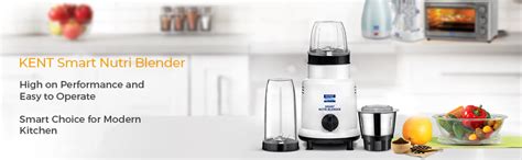 Buy KENT Plastic Smart Nutri Blender (16067) - 3 Jars, 3 Speed Control ...