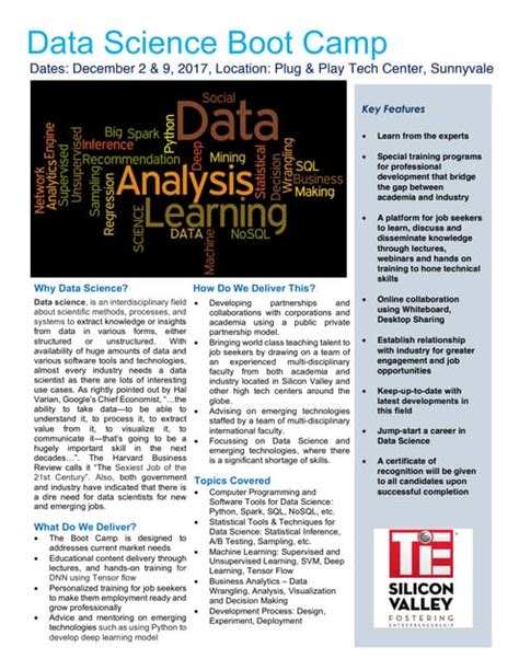 Image result for Data Science Course Flyer