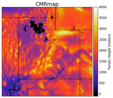 Python True Color Map 的图像结果