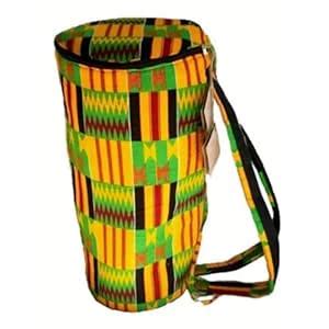 African Kente Cloth Djembe Drum Bag - Large Size Case : Amazon.in ...