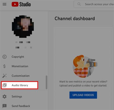 Image result for YouTube Audio Library Tutorial