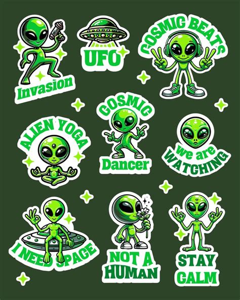 Image result for Alien Stickers